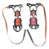 12 Zähne Eis Schnee Spikes Grip für Stiefel und Schuh, Antirutsch Eis Schuh Steigeisen mit Spikes für Winter Outdoor Skifahren