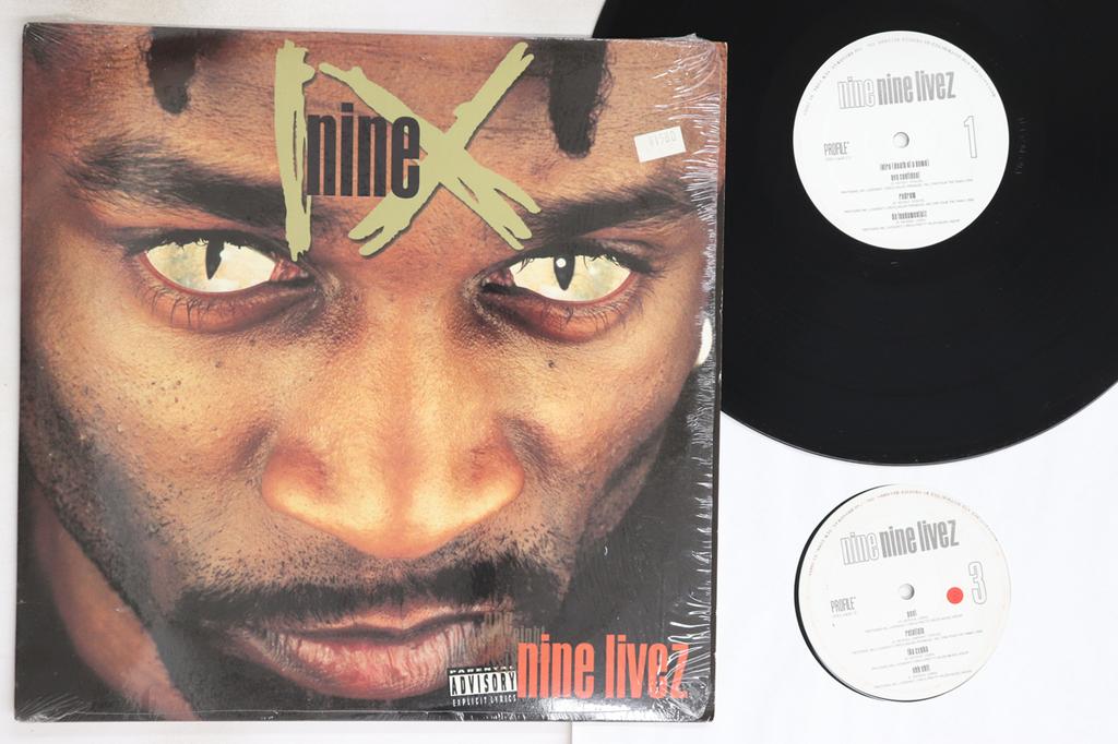 LP Record NINE - Nine Livez PRO14601 PROFILE 1995 US Rap & Hip-Hop/R&B Used