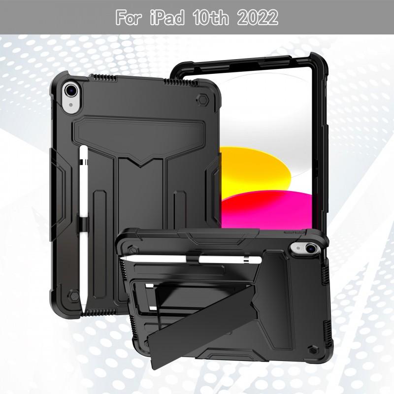 IPad 11th Gen Case With T-Shaped Stand Support Full Coverage Shockproof Silicone Cover 10th 10.9 Inch