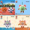 Tom And Jerry Tennis Baseball Basketball Plush Keychain With Rebound Soft Material For Kids And Fans