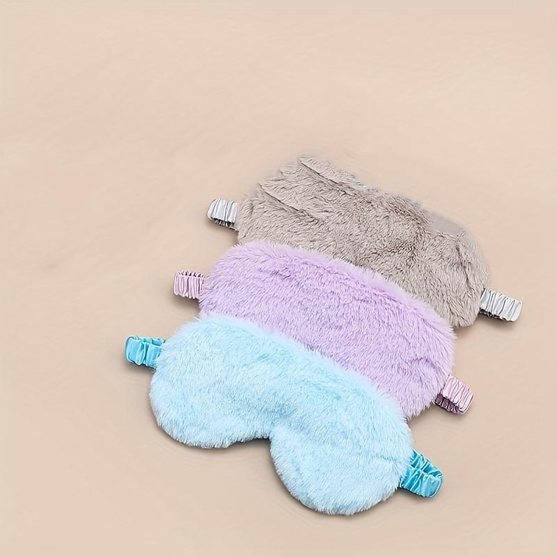1pc Super Soft, Skin Friendly Plush Eye Mask for Sleep and Fatigue Relief - No Electricity, Relaxation and Better Sleep Blackout