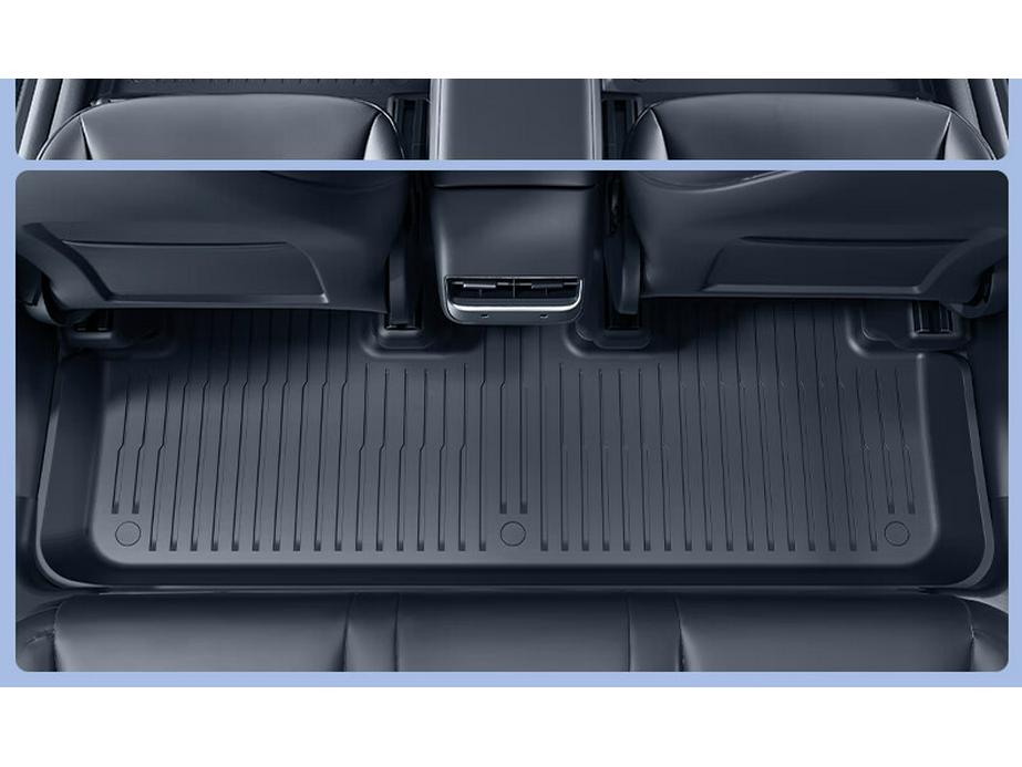 Tesla Model Y/3 Refresh Floor Mats & Trunk Storage - TPE Molded Carpets