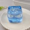 1Pc Snowflake Maltose Ice Cube Squishy Slow Rebound Gold Powder Decor Stress Relief Squeeze Vent Toy