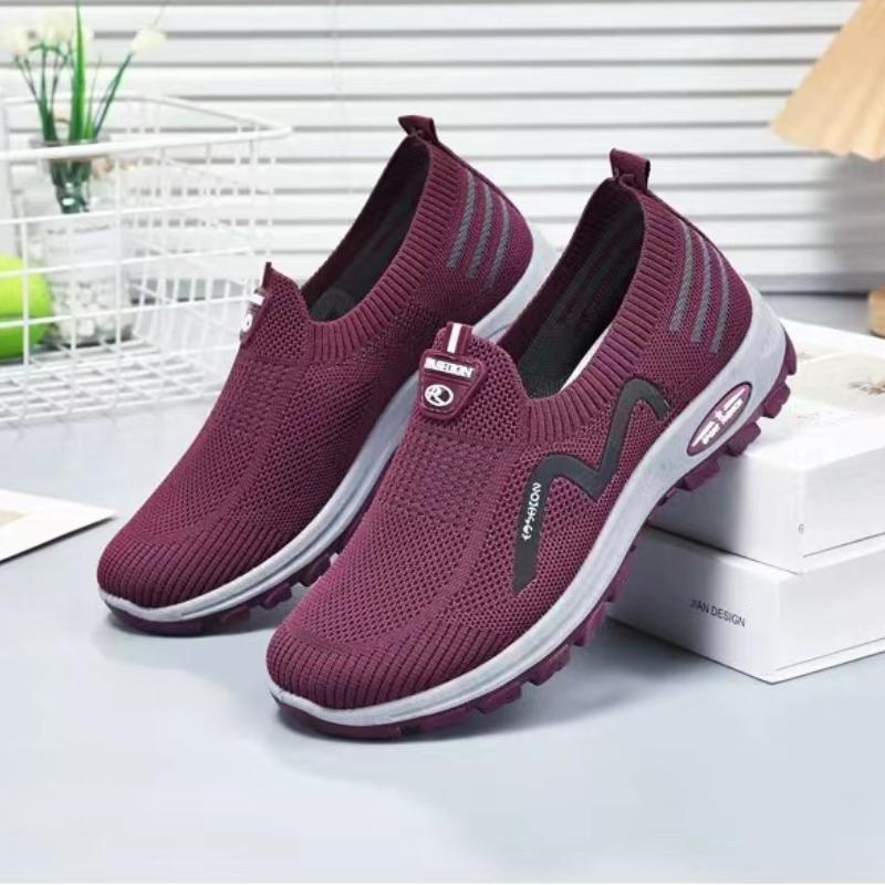 Women's Spring New Fashionable Multi functional Breathable Slip on Women's Shoe Soft soled Shoes Casual Vulcanized Shoe