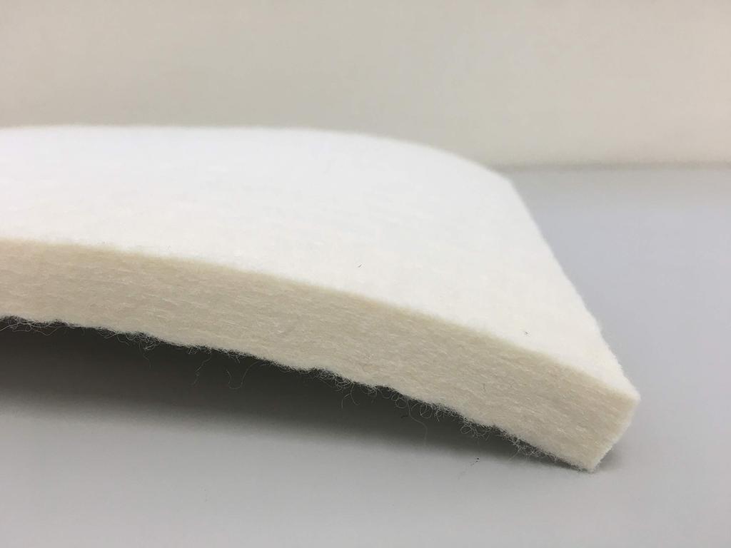 Thick Wool Felt 10mm X Extra 1 Sheet 100% (60%), Moisture-Absorbent, 1cm, Thick, White, (100% Wool)