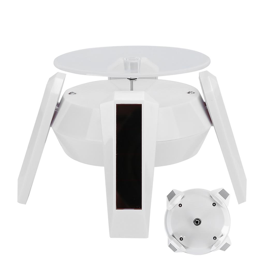 Jewelry Display Stand Solar Powered Rotating Turntable Electric Jewelry Display Tool
