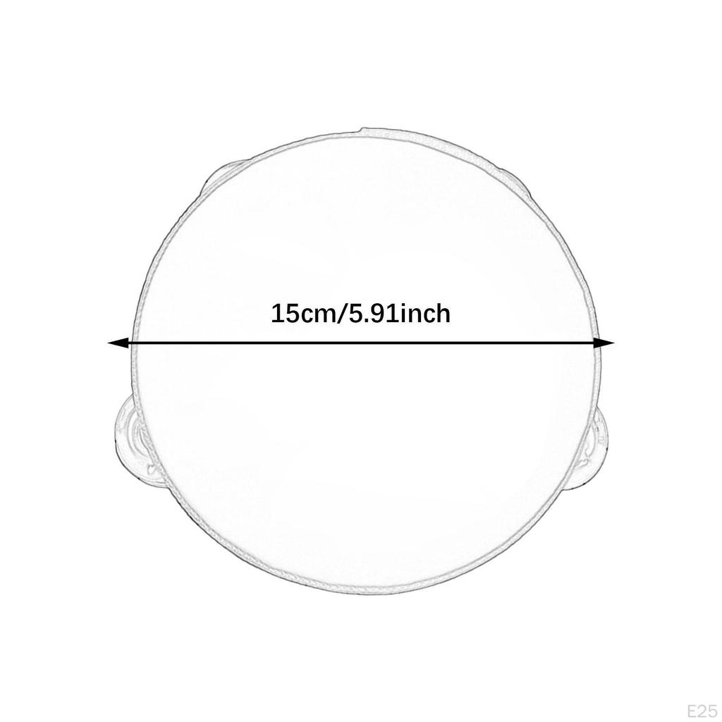 Wood Handheld Tambourines Double Rows Tambourine Drum Bell for Game Toys