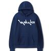 Autumn and Winter Trendy Brand Van Halen Personalized Printing Men's Loose Velvet Hooded Sweater Sports Couple Coat Women