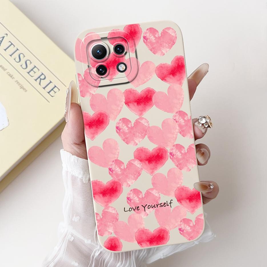 For Xiaomi Mi 11 Lite Case Unique Candy Painted Cover Soft Silicone Phone Case For Xiaomi Mi 11 Lite NE 5G 11Lite Mi11Lite Shell
