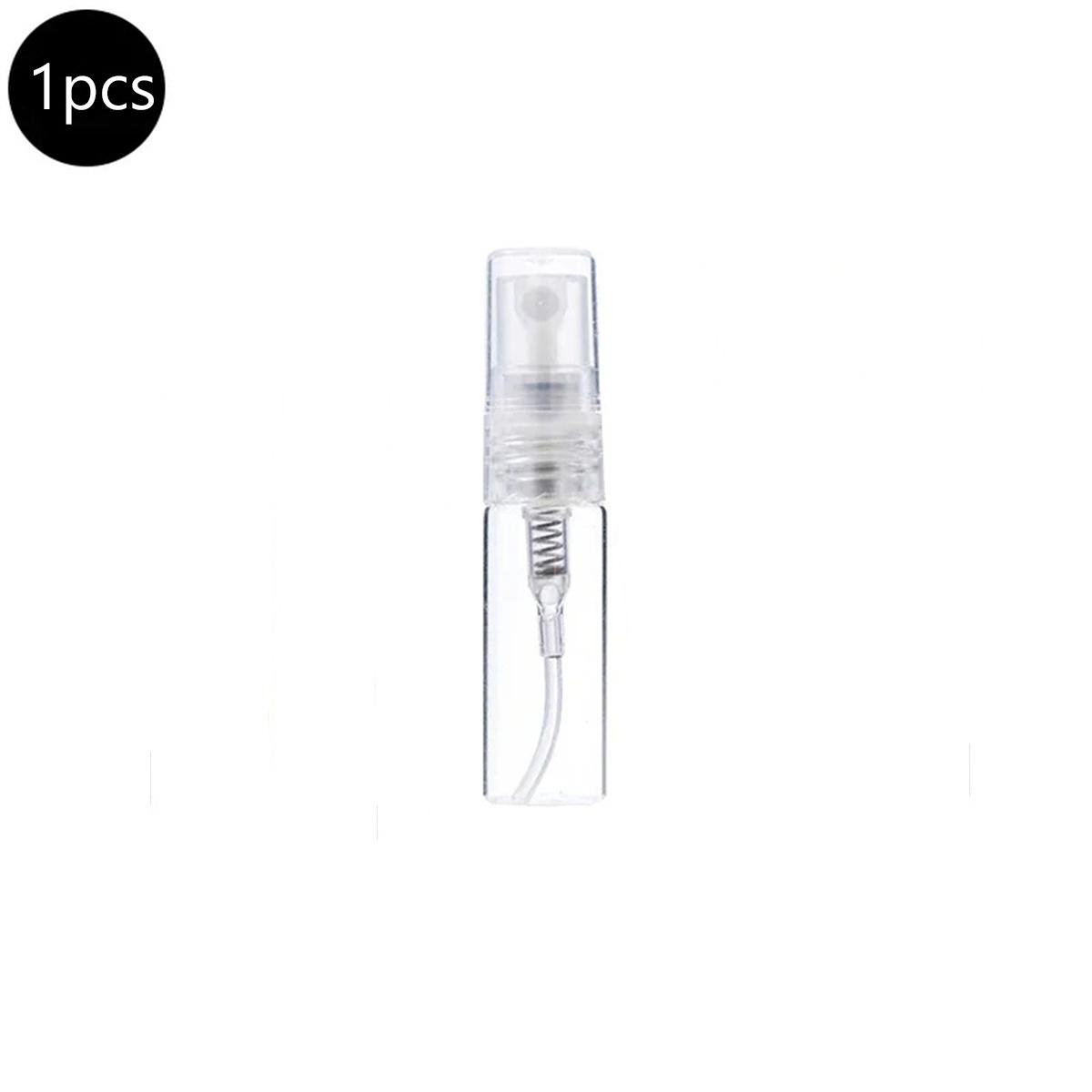 1/10Pcs 2ml 3ml 5ml 10ml Clear Mini Perfume Glass Bottle Empty Cosmetics Bottle Sample Test Tube Thin Glass Vials 2ml