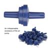 20Pcs Fish Tanks Air Pump Unidirectional Check Valve Supplies Aquarium Accessories Blue
