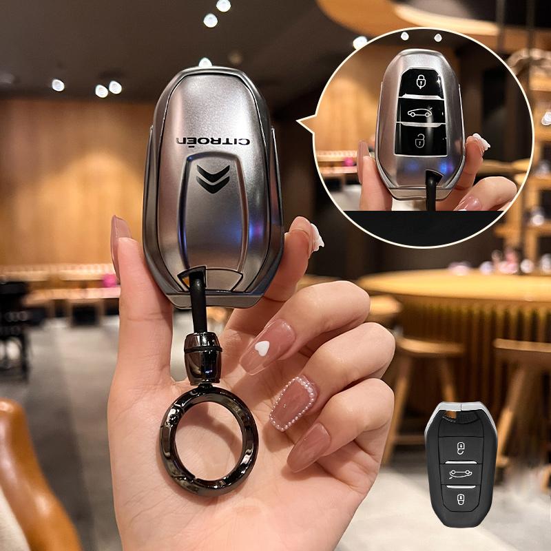 New TPU Car Remote Key Case Cover Key Protector Keychain For Citroen C1 C2 C4 C6 C3-XR Picasso Grand DS3 DS5 Accessories
