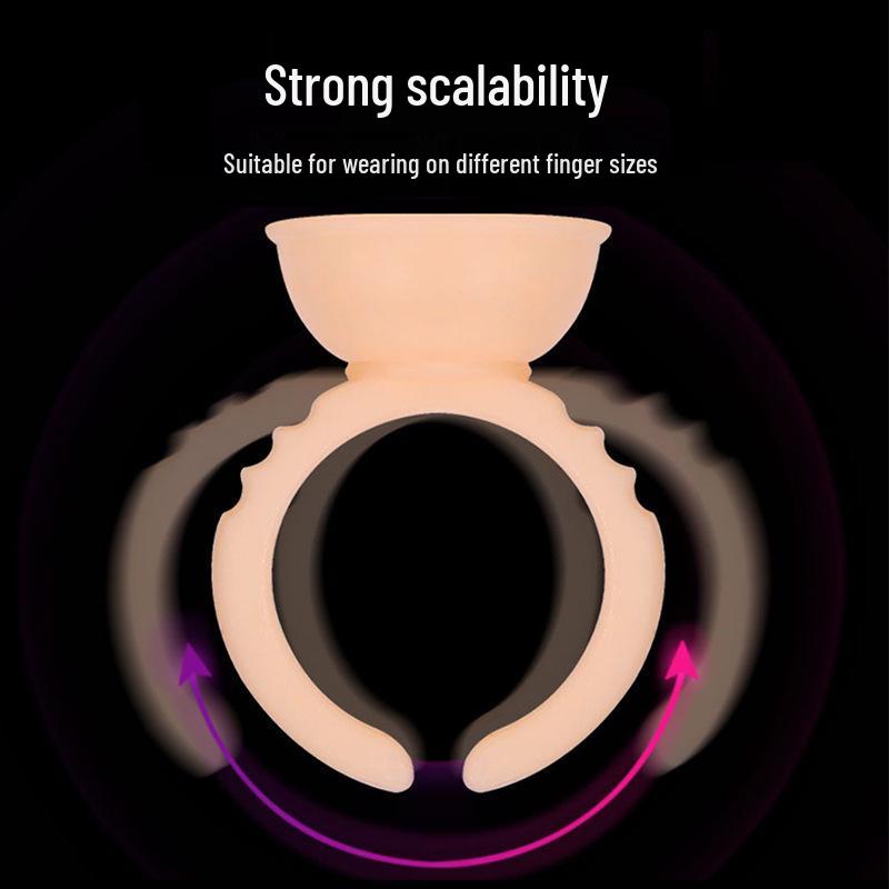 Silicone Pigment Ring Cup for Semi-Permanent Tattooing - Disposable Finger Ring for Eyebrow, Eye, and Lip Applications