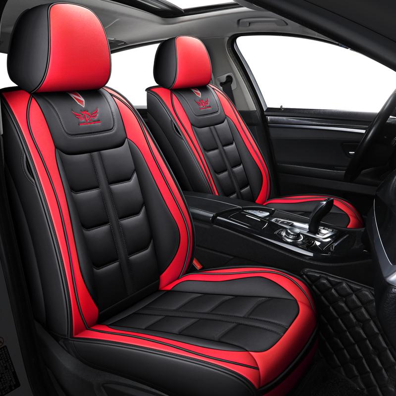 1 2pcs Car Seat Cover Front Protector Luxury Upgrade Pu Leather Non Slip Cushion Universial For Auto Suv Truck At Affordable S Free Real Reviews With Photos - Leather Effect Car Seat Covers Set Black And Red 1 2pcs Car Seat Cover Front Protector Luxury Upgrade Pu Leather Non Slip Cushion Universial For Auto Suv Truck At Affordable S Free Real Reviews With Photos - Leather Effect Car Seat Covers Set Black And Red