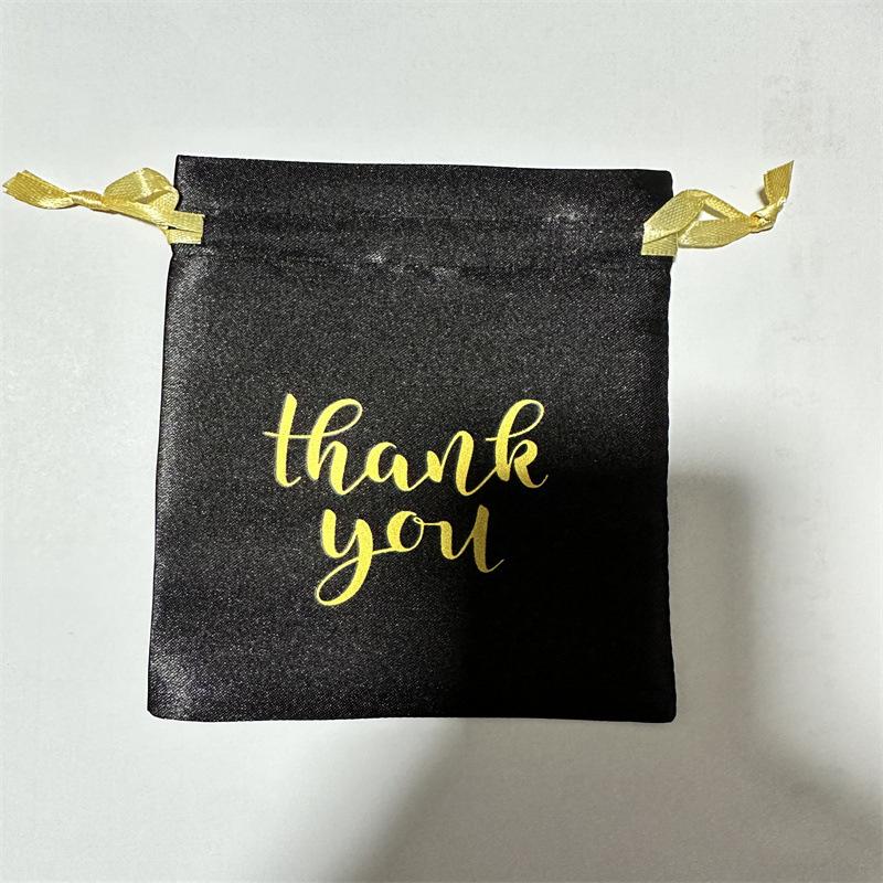 10PCS Satin Gift Bags Drawstring Jewelry Pouches Candy Bag For Thanksgiving Wedding For Birthday Holiday Party Christmas