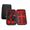 2025 New Hotsale  Professional 4-Piece Mini Manicure Set Stainless Steel Nail Kit for Beginners with Leather Case