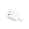 Multi USB-C Charger - Belkin - 50 W - 2 USB-C Ports - Fast Charging - GaN Technology - Universal Compatibility
