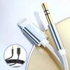 3.3FT/100cm Black/Silver AUX Cable, USB-C/Lightning To 3.5mm Audio Cable, Compatible With IPhone 14 13 12 11 Pro Max Plus Conversion Adapter Headphone