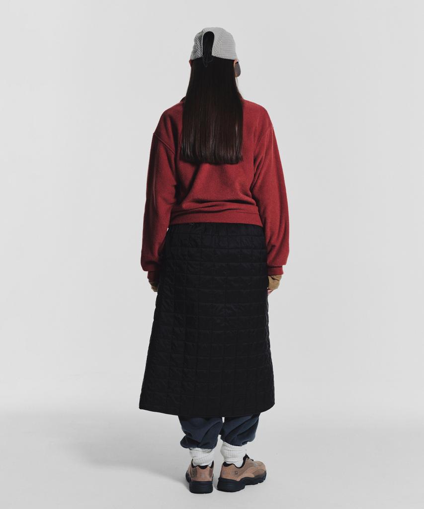 Minasu Mns Line Quilting Long Skirt_Black
