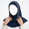 Soft Elastic Instant Hijab Cap Stretchable Head Wrap Hat Fashion Pull on Hijab  Daily Wear