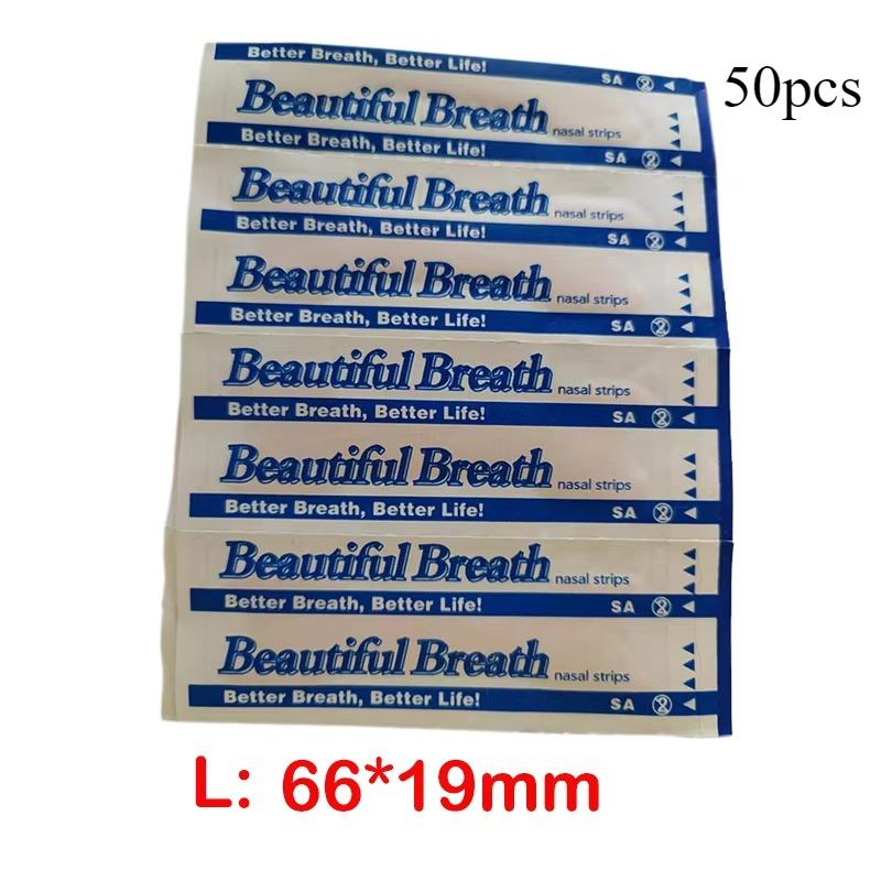 

50 Pcs Breathe Nasal Strips Right Way Stop Snoring Anti Snoring Strips Easier Better Breathe Health Care 50pcs