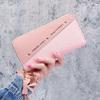 Glitter Shining Wallet  Long Women's Zipper Wallet - Korean Splicing, Color Contrast, Tassel, and Rivet Details