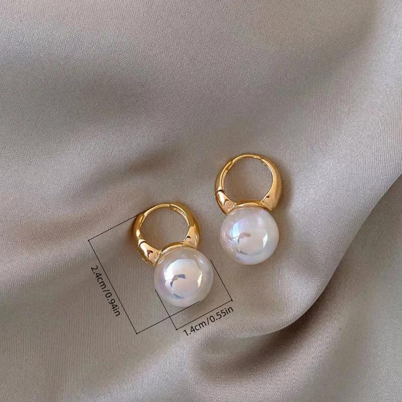 2024 High-End Pearl Stud Earrings with Diamond Tassels: Elegant Women's Pure Silver
