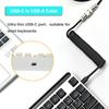 Mechanical Keyboard Aviator Adapter Coiled Cable Type C Phone Charging Cord USB Keyboard Aviation Connector Wire for Desktop PC