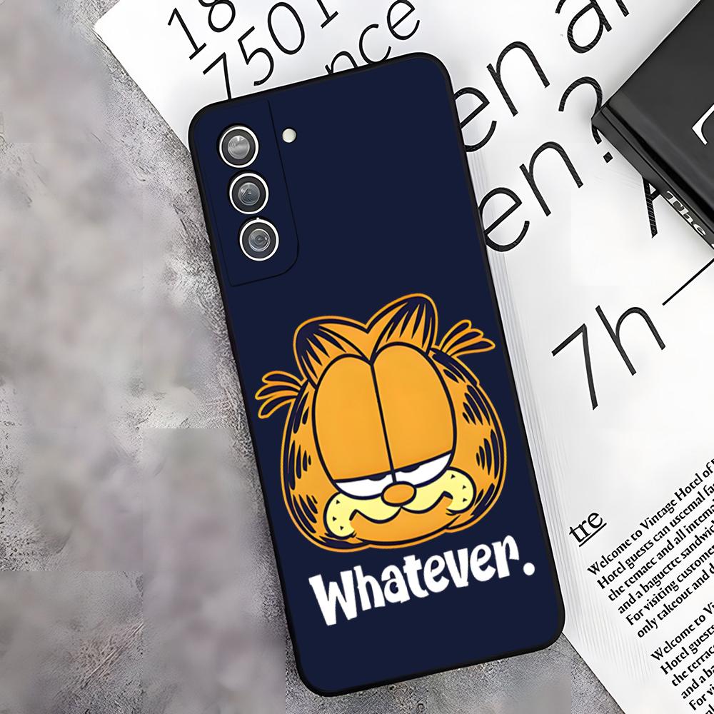 Cute Cat G-GarfieldeS Phone Case For Samsung S26 S25 Edge S24 S23 S22 S21 S20 Ultra Plus Fe Galaxy A54 A53 A34 A25 A16 Cover
