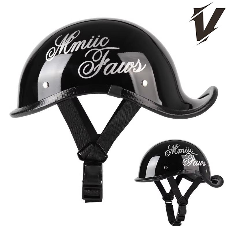 Retro Motorcycle Half Helmet Summer Half Face Unisex Helmet Motorbike Universal VintageHalf Helmet Motorcycle Helmet