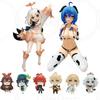 6pcs Genshin Impact Paimon Ganyu Ver Girl Anime Figure Hard Pvc Action Anime Model Toys Collection Dolls Gifts