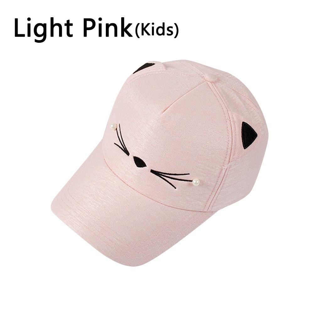 Fashion Cat Ear Hat Baseball Cap Cartoon Cotton Hat Outdoor Sport Cap Casual Sun Cap Cute Cosplay Hat
