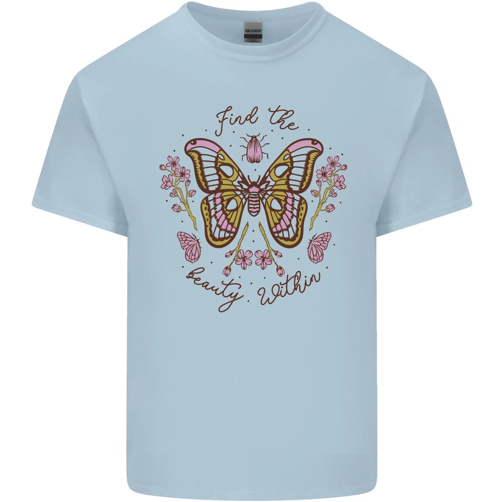 Beauty Within Butterfly Butterflies Kids T-Shirt Childrens S