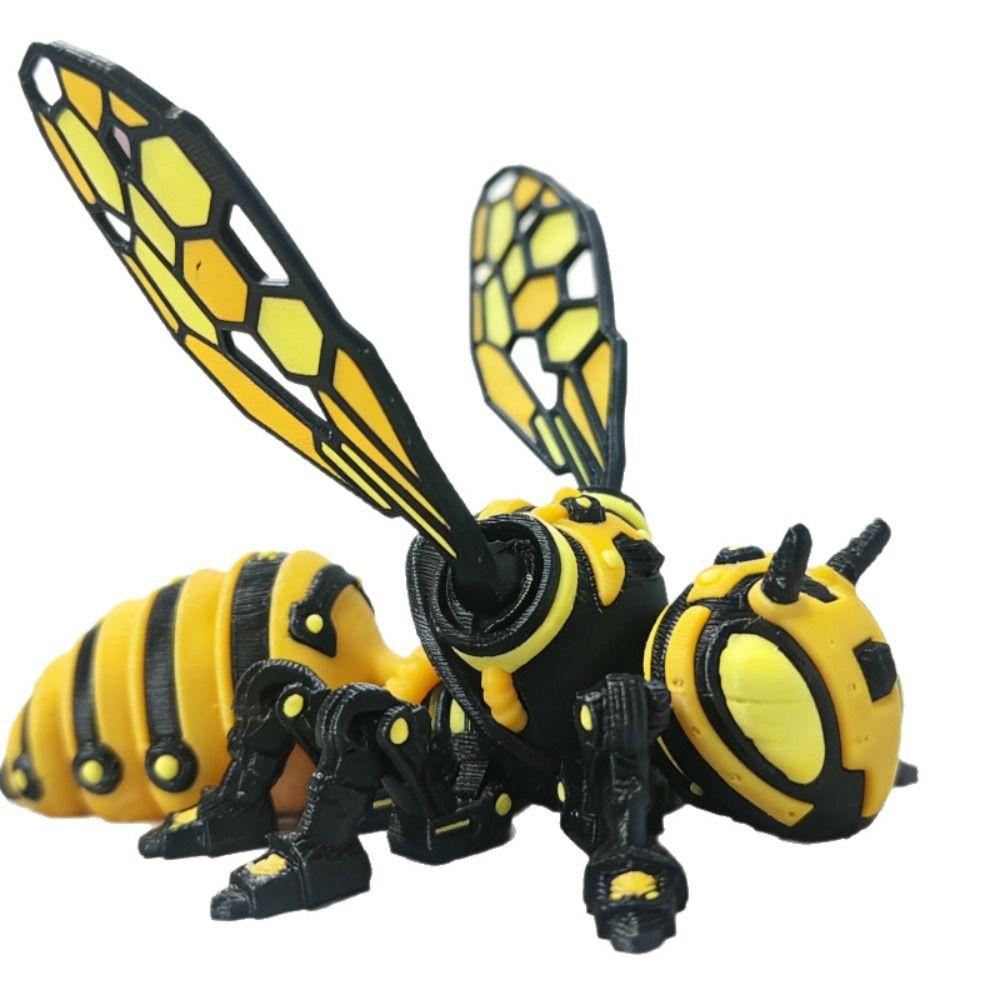 3D-gedruckte 3D-gedruckte mechanische Biene Bewegliches Gelenk Gelenkige Bienen Spielzeug Weihnachtsgeschenk