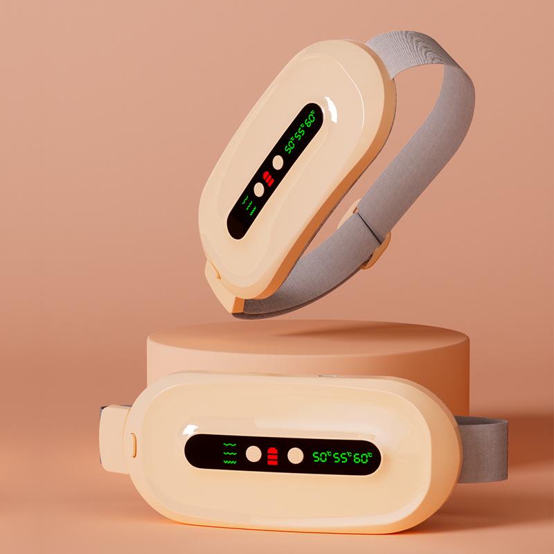 Electric Uterine Warmer & Massager Belt for Menstrual Relief with Vibration Heating, Lumbar Support, and Home Use.