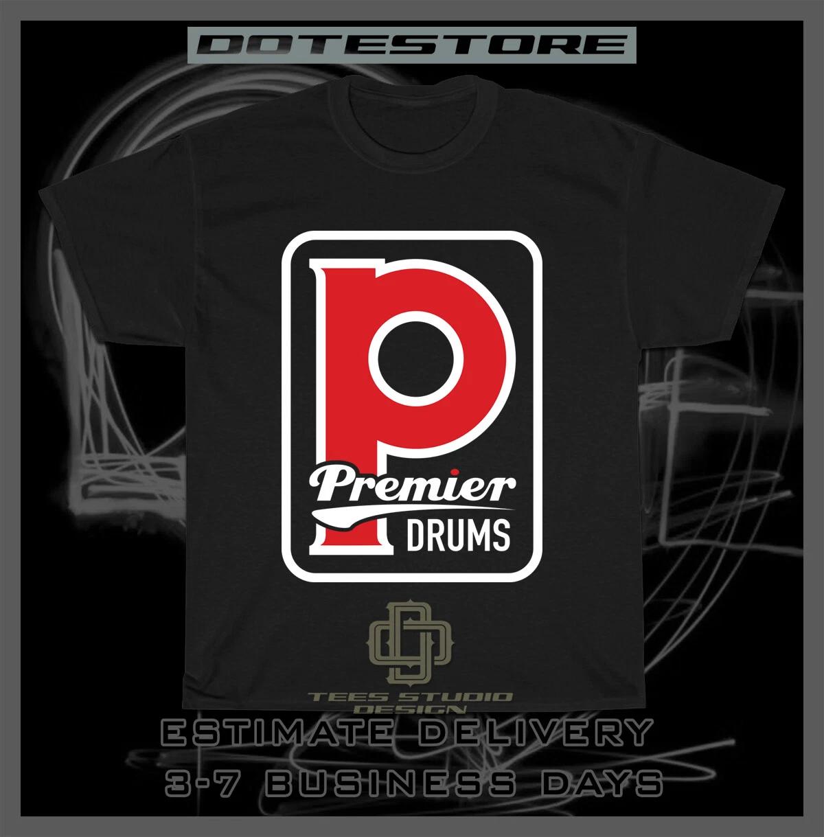 Premier Drums & Percussion Logo Men s T-Shirt American Dotees Tee Shirt M