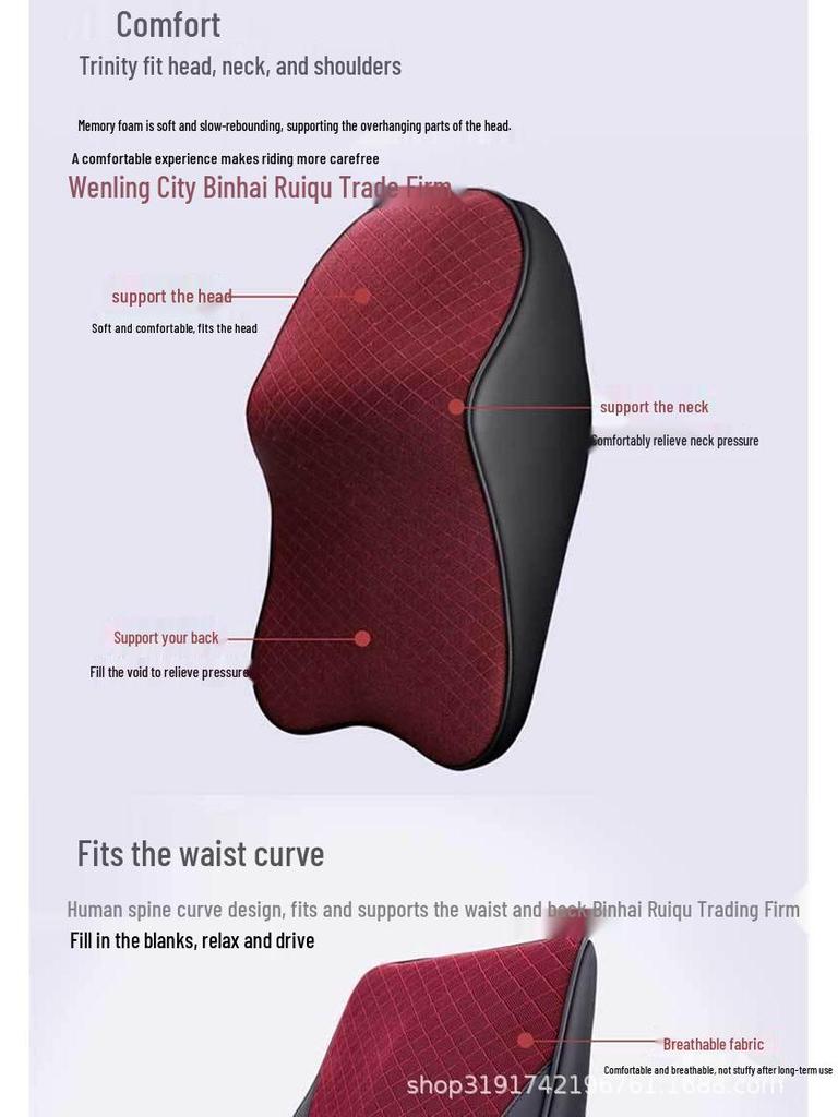 Auto Kopfstütze Lenden- & Nackenstützkissen