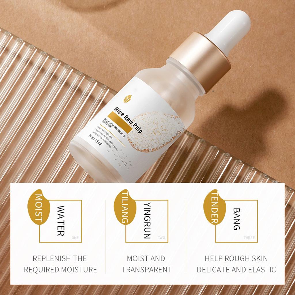 Rice Hyaluronic Hydrates And Improves Skin Tone Fade Fine Lines And Facial 15ml