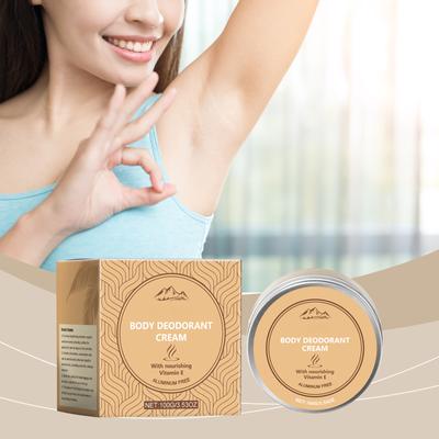 Crema Purificante Para el Olor Corporal, Desodorización de Axilas, Sudoración y Crema Corporal Refrescante