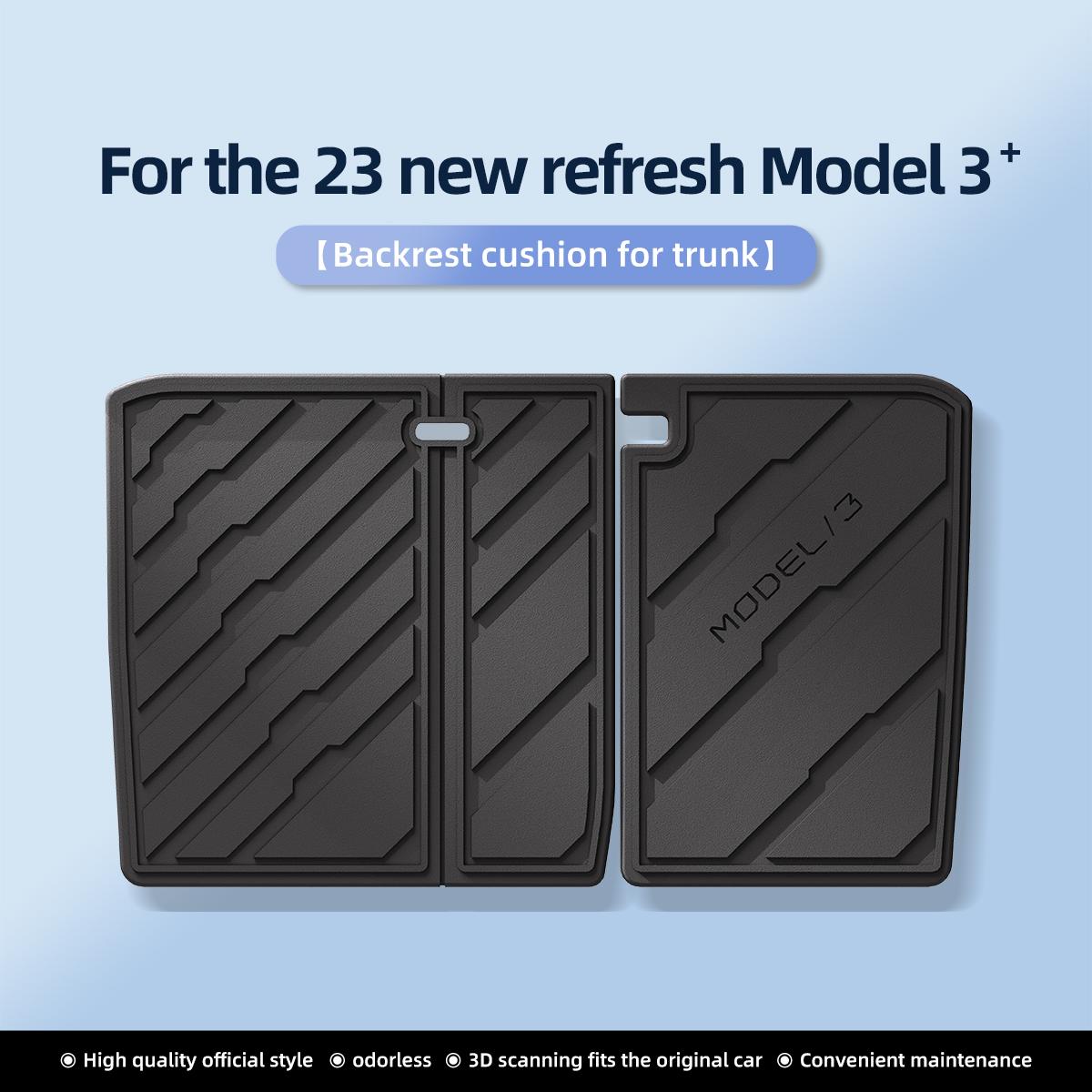 

для Tesla Model 3 Highland 2025 автомобильные коврики напольные накладки на ноги черный коврик спинка заднего сиденья защитный коврик автомобильные аксессуары