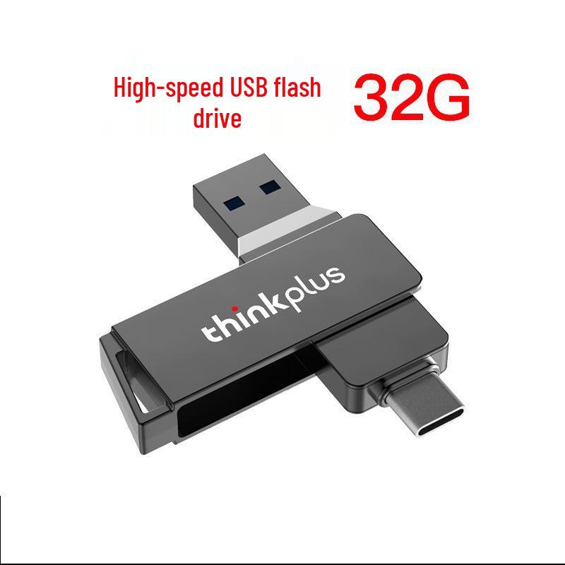 Lenovo Thinkplus MU251 All-Metal Type-C 3.2 Dual-Use Rotating Mobile U Disk