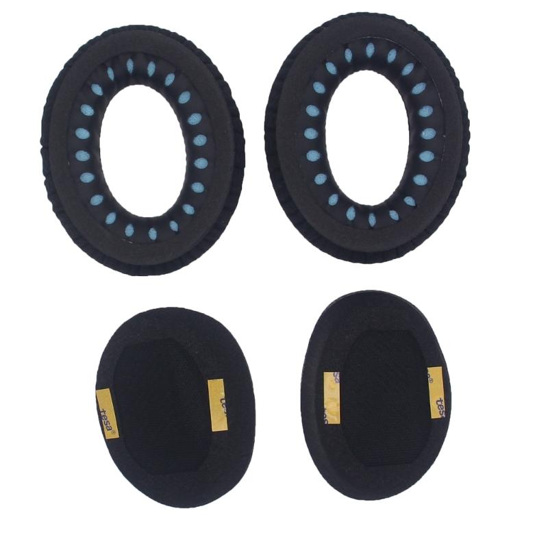Thick Memory Foam Ear Pad Compatible for QC35 QC35II Headsets Earmuff for Superior Noise Isolation Enhances Sound