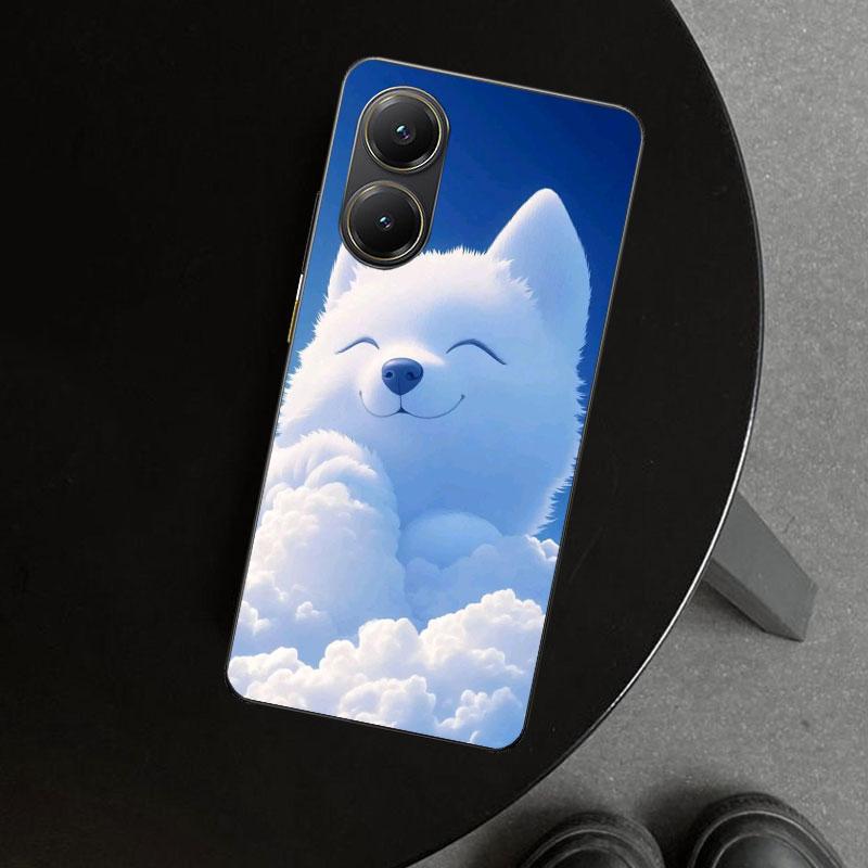 Sunny Clouds Teddy Bear Phone Case Cover for Xiaomi Poco X6 X5 X7 Pro F7 Ultra Redmi 15C 15 13C 13 12C 12 10C 10 10A 9C 9A 9T 9