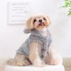 Pet Cats Coat Hoodie For Small Medium Dogs Winter Warm Fleece Puppy Kitten Clothes Jacket Cozy Cute Sphynx Cat Sweater Apparel