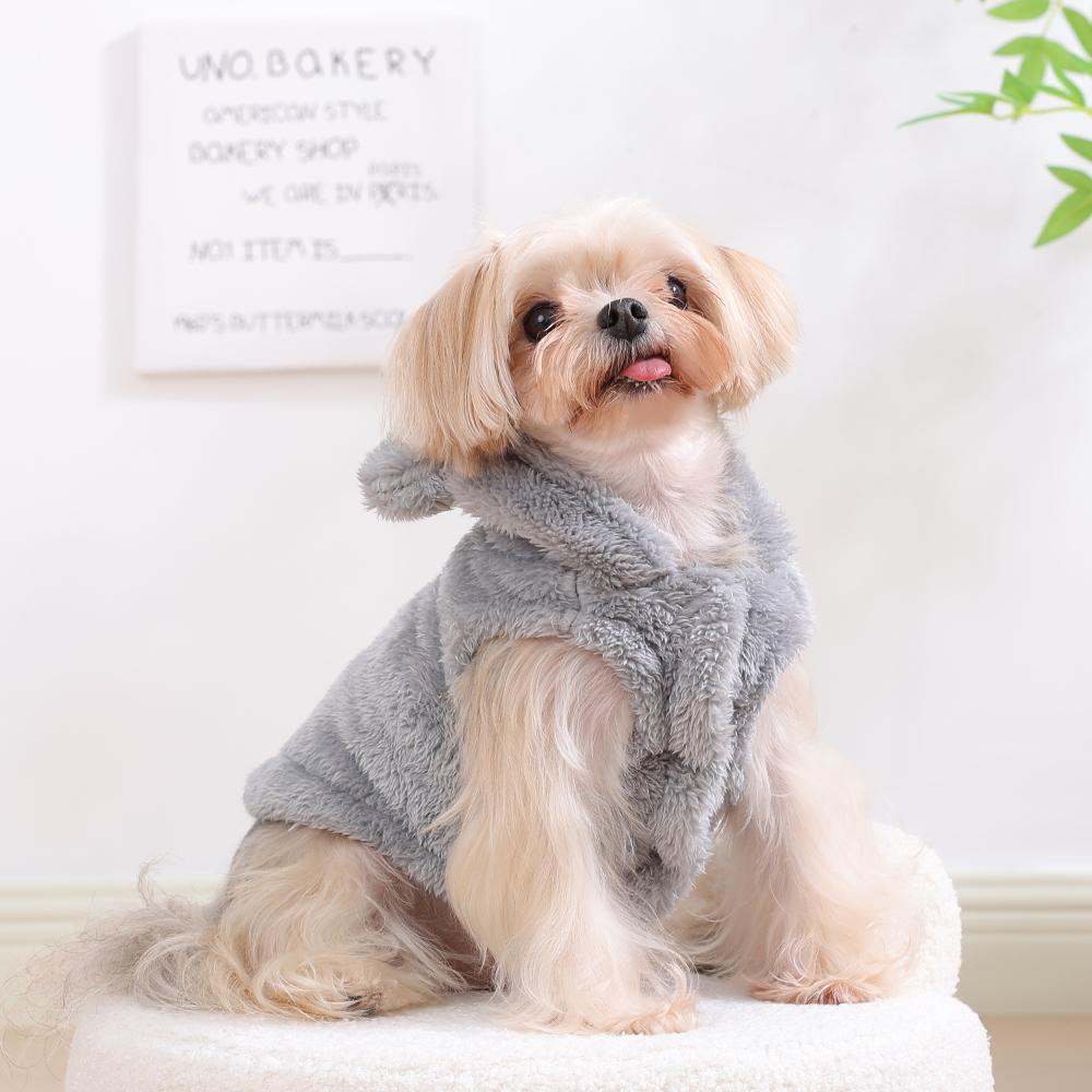 Pet Cats Coat Hoodie For Small Medium Dogs Winter Warm Fleece Puppy Kitten Clothes Jacket Cozy Cute Sphynx Cat Sweater Apparel