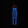 Sex underwear luminous sexy garters blue light women's luminous stockings onesie y