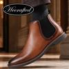 Boots Men Brand Comfortable 2026 Fashion Boots Leather