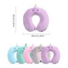 Set Cuscino da Viaggio per il Collo e Mascherina per gli Occhi con Unicorno a Forma di U per Ufficio Viaggio Riposo Cuscino Morbido per Donne Uomini Bambini Assistenza Sanitaria