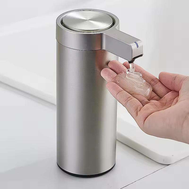 270ML Kitchen Soap Machine Automatic Sensor Out of Hand Sanitizer Smart Electric Body Wash Soap Dispenser 304 Stainless Steel