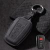 Handmade Leather Remote Key Fob Cover for Toyota Camry 2018-2024 XLE XSE LE SE Corolla Avalon C-HR Highlander Prius RAV4 4Runner Prado